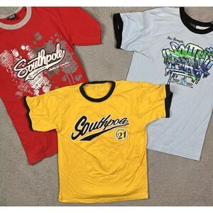 Vintage Y2K South Pole T‎ Shirts Short Sleeve YOUTH Medium